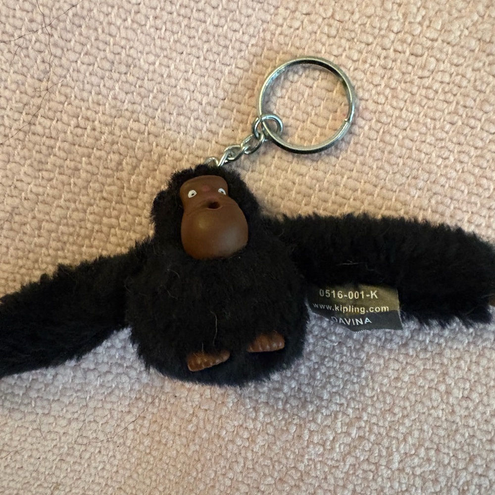Kipling Pink Monkey Keychain - image 7